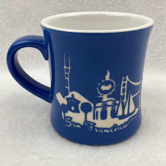 SF Mercantile Artisan Designed San Francisco Etched Coffee Mug 14 oz. - Picture 5 of 12